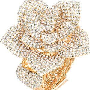 Rhinestone Crystal Flower Bracelet